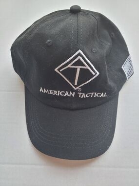 Black Embroidered Baseball Cap